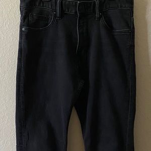 Black Denim Jeans (Light Wash)